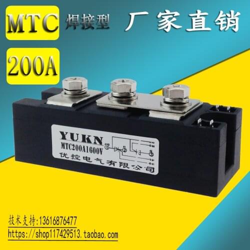 Silicon Controlled Thyristor Module MTC200A 1600V Bidirectional Thyristor Module MTC200A-16