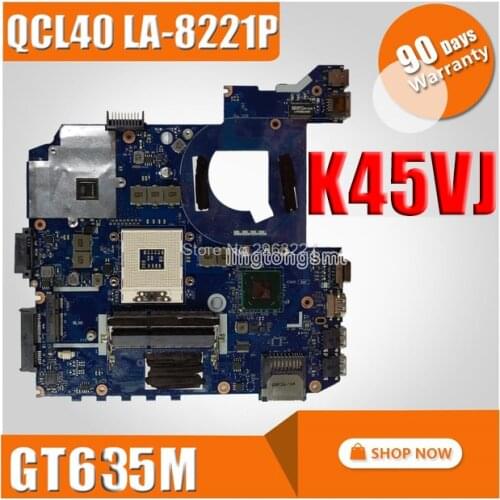 K45VJ Motherboard GT635M 2G REV1.0 For Asus K45VM k45 k45vd a45v A45VJ Laptop motherboard K45VJ Mainboard K45VJ Motherboard