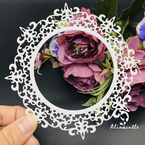 Metal Cutting Die Cut Nesting Vintage Doily Round Circle Scrapbooking Paper Craft Handmade Card Punch Art Cutter Alinacutle