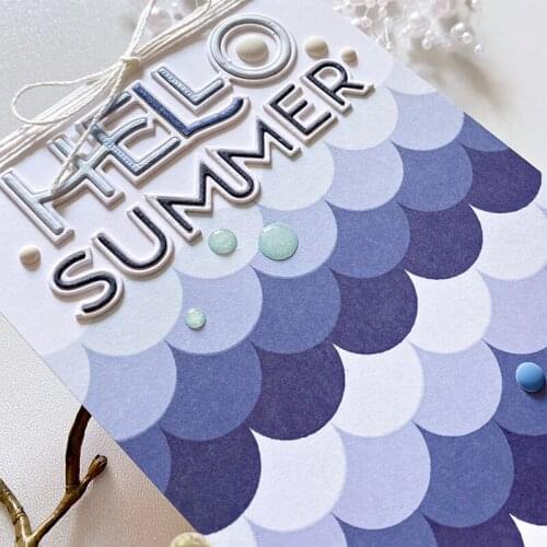 Panalisacraft Hello Metal Cutting Dies Stencils for DIY Scrapbooking/album Decorative Embossing DIY Paper Cards