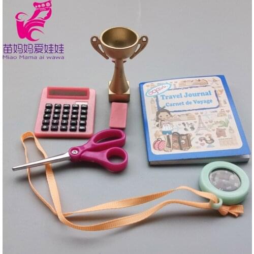 Baby Doll accessories study set 18 Inch Doll bracelet camera mp3 watch children Girl Gift
