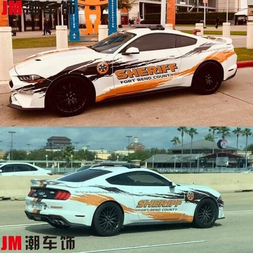 Car stickers FOR Ford mustang GT body exterior creative fashion sports decal modification