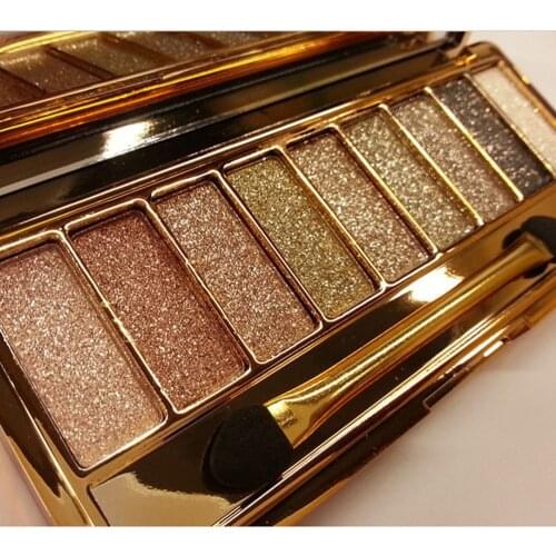 New 9 Colors Eyeshadow Palette Women Diamond Bright Shining Colorful Makeup Eye Shadow Flash Glitter Make Up Set With Brush