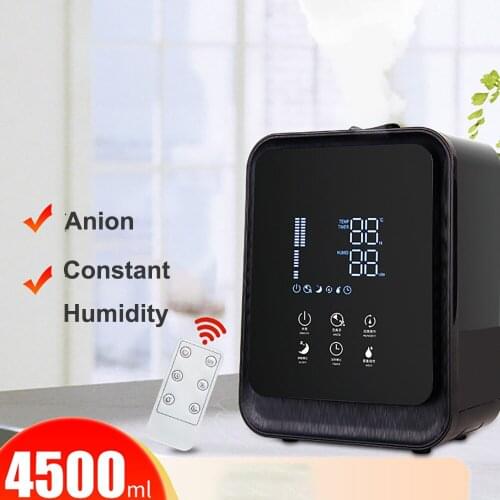 SZCL-A Ultrasonic Aromatherapy Humidifier Intelligent Digital Display Aroma Diffuser High Quality Desktop Air Purifier 450ml