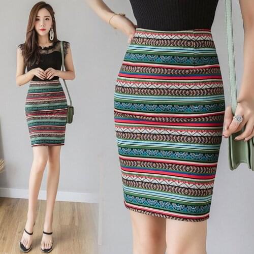 Stretch high waist bag hips skirt women mid-length slim split skirt wedding ceremony festive long skirts office lady clothes