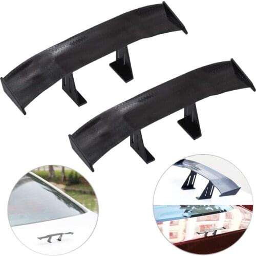 1 piece of mini spoiler car tail trim spoiler wing carbon fiber