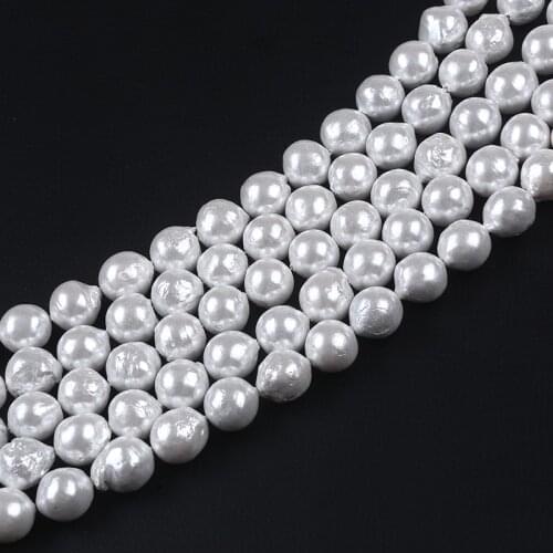 15MM Big Size Real Edison Pearl Strand Factory Price For Making Necklace Materials