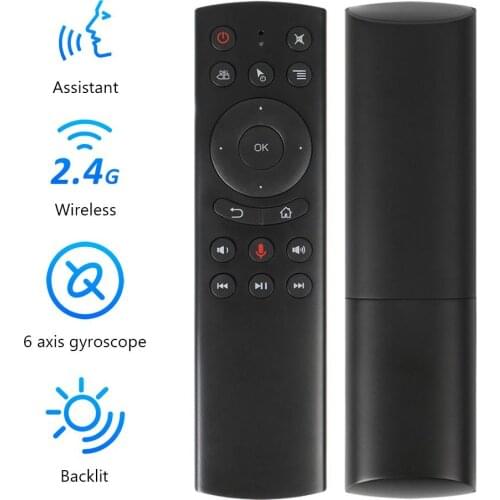 2020 Wireless Remote Control G20S 2.4G Mini Wireless Voice Remote Control Gyro Controller for PC Set-top Box