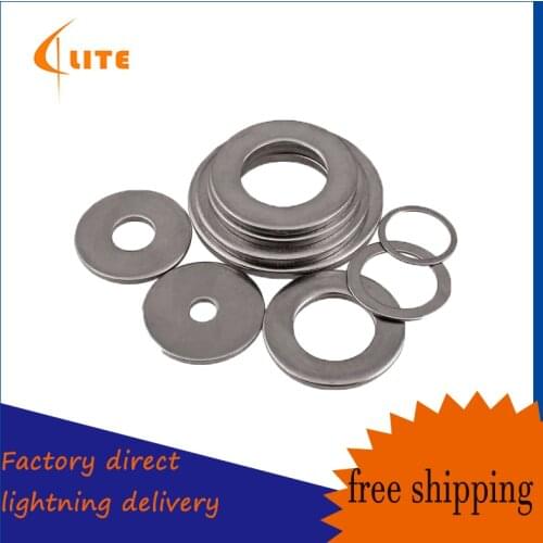 316 stainless steel flat gasket thickened flat washer 10m12m16m24 10PCS