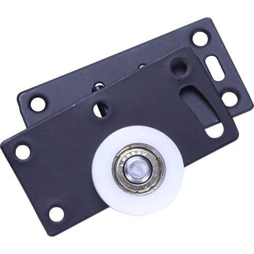 4Sets Sliding Door Wheels Rollers Pulleys Runners for Cupboard Wardrobe Cabinet Smoothly Mute Nylon Wheels wardrobe door roller