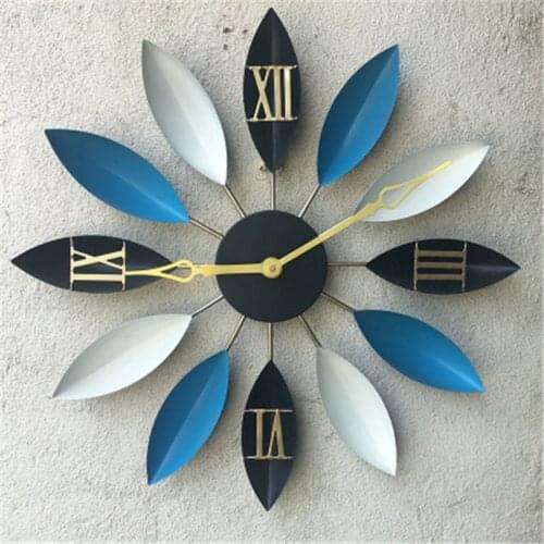 Large Wall ClockS With Roman Numerals 3D Wall Watch Modern Design Children Living Room Bedroom Creative Mute Digital Wall Clock