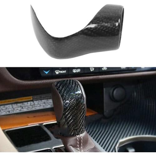 Gear Shift Knob Cover Carbon Fiber Trim Fit for CT200h/NX200T/NX300/RC350/200T RC F Car Accessories