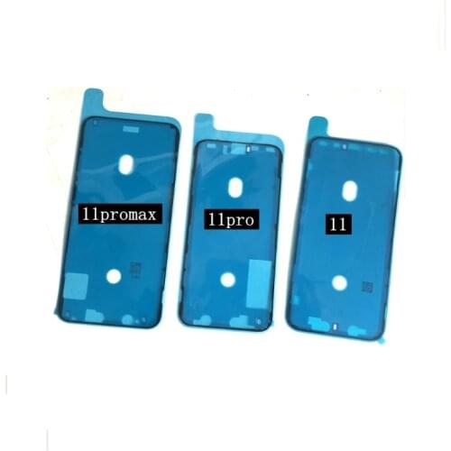 100pcs For iphone 11 pro max 11pro Stickers Adhesive Tape LCD touch screen Waterproof sticker screen