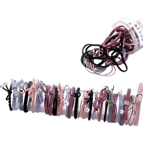 Knotted Solid Color Women Hair Band Rubber Simple Casual Party Girl Scrunchie Fashion Sport Elegant Fishing Outdoor Lady Turban