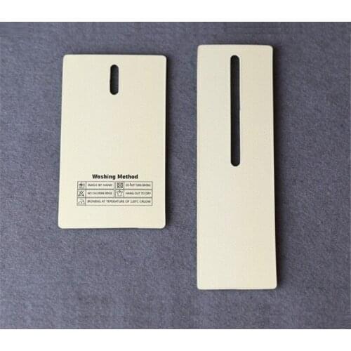 Wholesale Cheap Custom Printed Name Logo PP Lamination Paper Tag for Pants