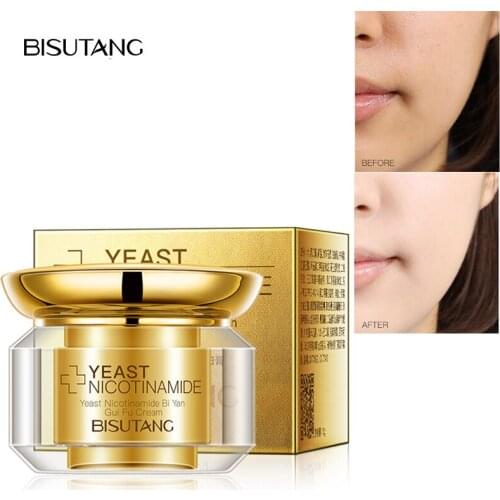 Brighten Facial Lady Cream Yeast Nicotinamide Essence Skin Care Repair Base Tone Shrink Pores Refreshing Whitening Face Creams M