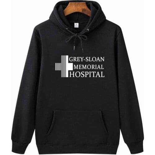 Grey Sloan Memorial Hospital Hoodie Meredith Grey Derek Shepherd Greys Hoodie Greys Anatomy Pullover Hoodies Sweatshirt
