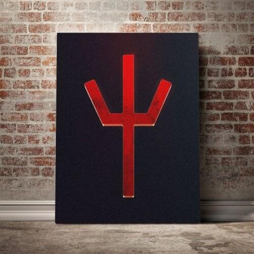 Claymore anime logo emblem Poster Canvas Wall Art Decoration prints for living Kid Children room Home bedroom decor painting