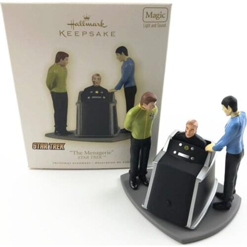 2015 Christmas Gift Hanging Star Trek Scene Ornaments Figure Doll Collection Model 9cm With Original Box