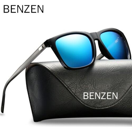 BENZEN Polarized Sunglasses For Women Aluminum Mens Sunglasses Driving Rectangular Sun Glasses for Men/Women 9137