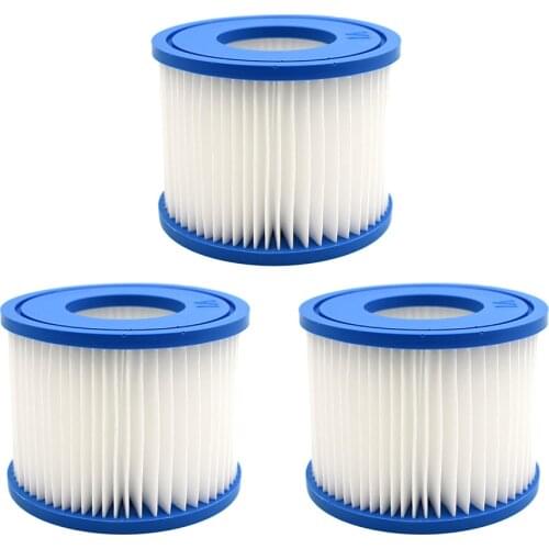 Spa Filter Pump for Bestway Flowclear Size VI Replacement Filter Cartridge for Lay-Z-Spa - Miami Vegas Palm Springs Paris