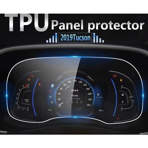 For Hyundai tucson 2015-2019 dashboard panel protective cover speed instrument film dash board screen protective sticker 2018