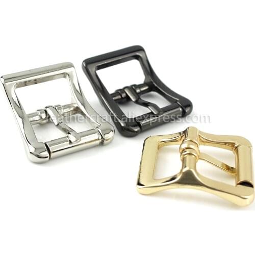 1 x Metal Middle Bar Roller Buckles End Bar Heel Bar Buckle Single Pin Half Buckle Bag Leather Craft Strap Garment Webbing