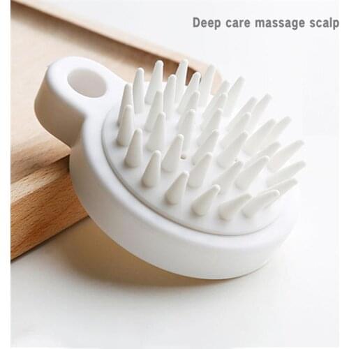 1Pc Hair Washing Comb Silicone Head Massage Brush Body Shampoo Scalp Massage Brush Comb Hair Washing Comb Shower Bath Brush