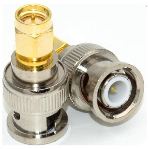 10PCS BNC Male To SMA Male RF Coax Adapter Connector High Quanlity