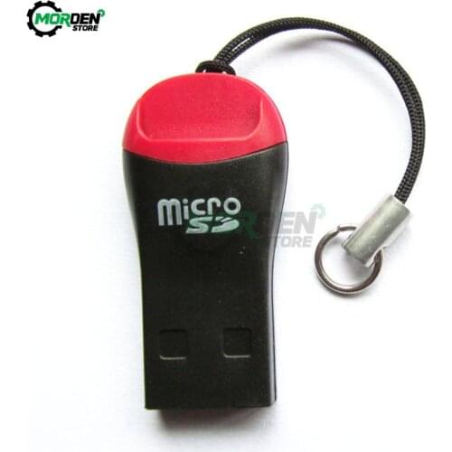 10Pcs High Speed USB 2.0 Mini Micro SD T-Flash TF M2 Memory Card Reader Mini Adapter For Laptop