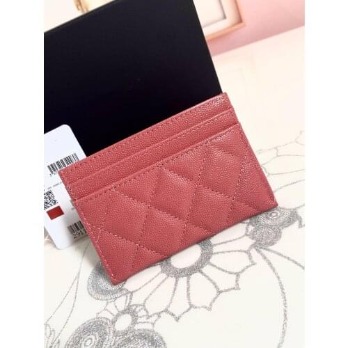 2020 luxury fashion new Credit Card Cardholder wallet real leather bank card wallet business ID Card Cardholder
