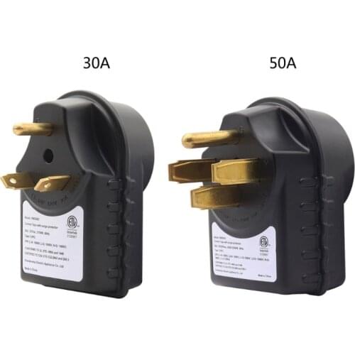 30A/50A Surge Protector for Trailer RV Circuit Analyzer Circuit Safety Equipment Car Circuit Scanner F19A