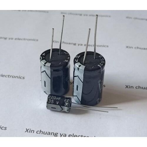 35V 47uf 100uF 220uF 330UF 470uF 680uF 1000uF 2200uF 3300uf 4700UF 20% DIP aluminum electrolytic capacitor
