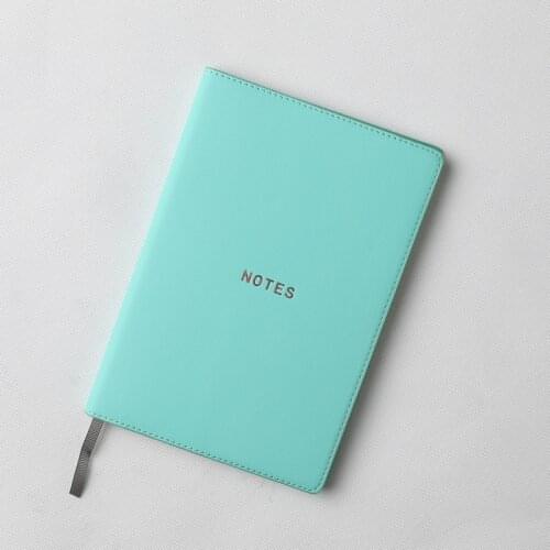 A5 Notebook 100 sheets Business PU Leather Notepad Office Daily Work Notebook Portable Agenda Organizer papeleria Stationery