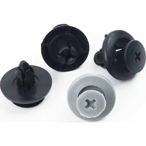 100pcs/Set Car Clips For car Bumper Fender Rivets Clips Plastic Set Fastener Screw Durable Useful Practical Hot