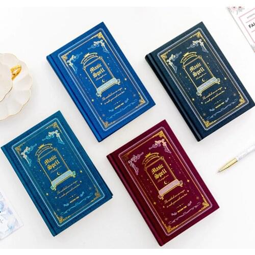A5 hardcover notebook 160 sheets/320 pages magic spells retro beautiful diary business study notebook stationery gifts