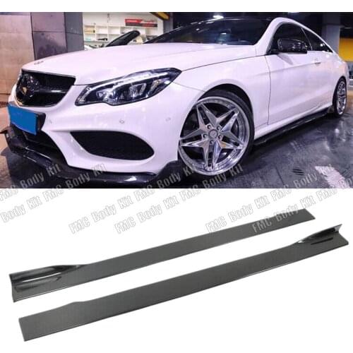 CARBON FIBER SIDE BODY SKIRTS LIP COVER FOR Mercedes-Benz A C E CLA CLS Class W203 W204 W205 W207 W212 W213 W117 W218 W218 W238