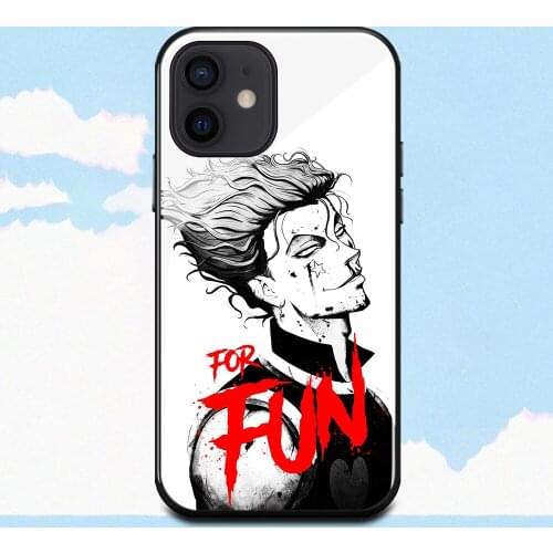 Hunter X Hunter Hisoka Case For iPhoneX XS XR SE2 11 12mini 12Promax 6 6s 7 8 Plus Tempered Glass Case
