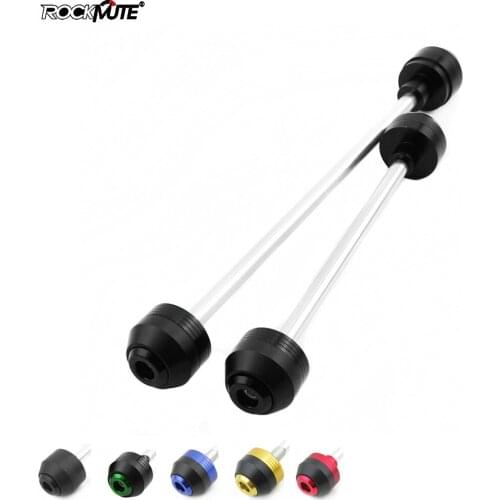 For Kawasaki ZX-6R 2014-2016 Motorcycle Front Rear Wheel Axle Fork Slider Crash Protector Drop Falling Protection