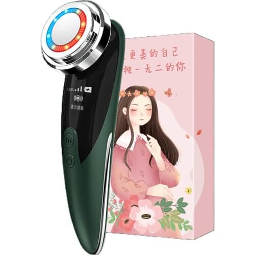 Facial Massage Beauty Equipment Ultrasonic Introduction Radio Frequency Mesotherapy Electroporation Wrinkle Removal
