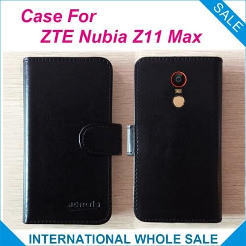 Hot!! 2016 ZTE Nubia Z11 Max Case, 6 Colors High Quality Leather Exclusive Case For ZTE Nubia Z11 Max Cover Phone Bag Tracking