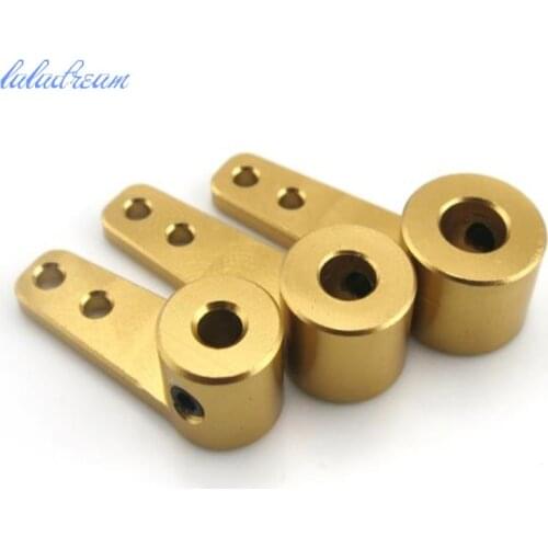 2pcs/lot Steering Half Servo Metal Steering Arm For 1/10 RC Model Car/Boat Futaba HSP HPI eccentric gear