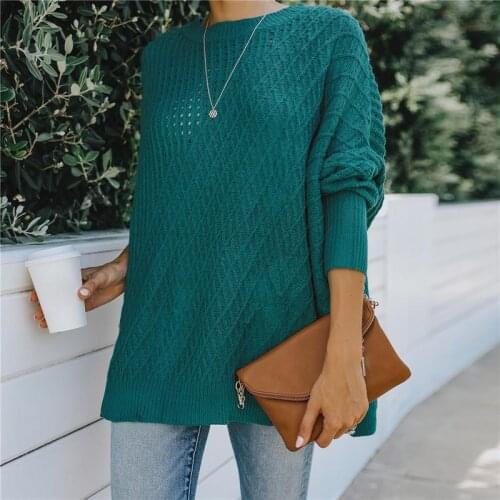 Fashion Top Women Sweater Autumn Winter Sweaters Knitted Sweaters Pullover Pull Femme Knitted Sweater Long Sleeve Pullover