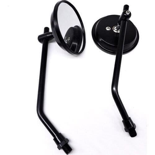 One Pair Circle Motorcycle Mirror Rear View Mirrors For Motorcycles E-Bike Honda Scooter Kawasaki Suzuki Yamaha 10mm 8mm