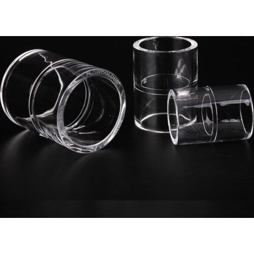 2Pcs Acrylic Transparent Pipe Connector Inner 20-32mm Straight Pipe Adapter for Aquarium Clear Thicken Pipe Fittings