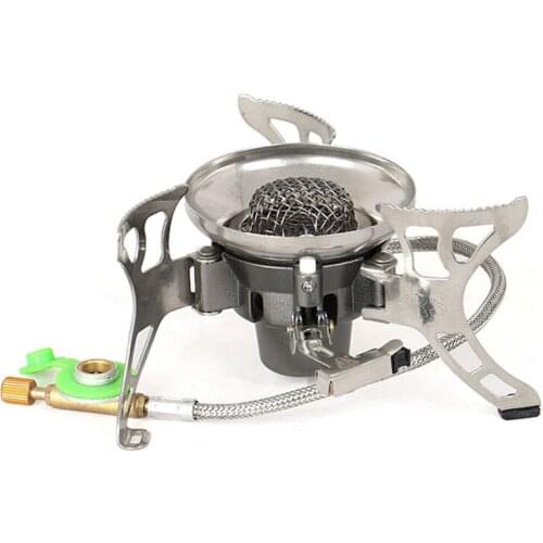 BRS Portable Windproof Gas Burner Camping Gas Stove Burner Camping Equipment Folding Outdoor Stove Cookware for Picnic Hiking