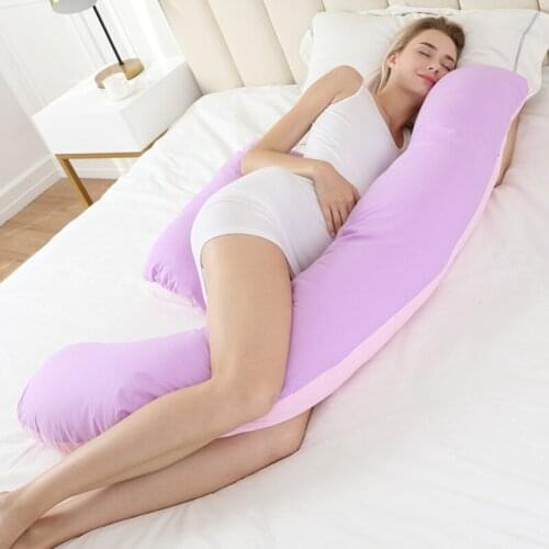 Adjustable Sleeping Support Pillow For Pregnant Women Body 100% Cotton Print U Shape Maternity Pillows Pregnancy Side Sleepers