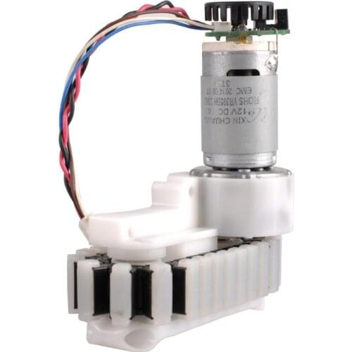 12V Sweeping Robot Gear Motor RC Robotic Tracked Tank Gearbox Crawler Sweeping Gear Motor DIY RC Toy Kit Remote Control