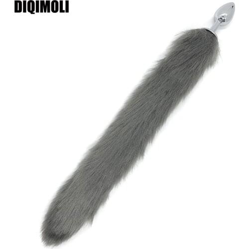 Sexy Fox Tail Anal Plug Sex Flirting Anal Dilator Healthy Material Anal Sex Toys Stimulation of Anus Anal Masturbator for Women