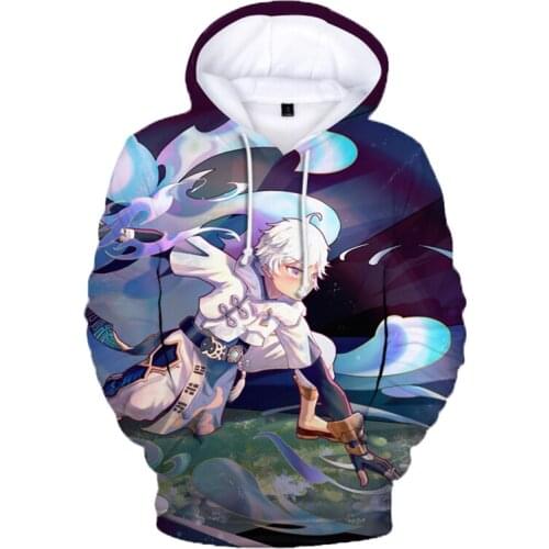 2021 Game Genshin Impact 3D Gedrukt Hoodies Sweatshirts Voor Mannen Vrouwen Trainingspakken Streetwear Casual Harajuku Trui Kled